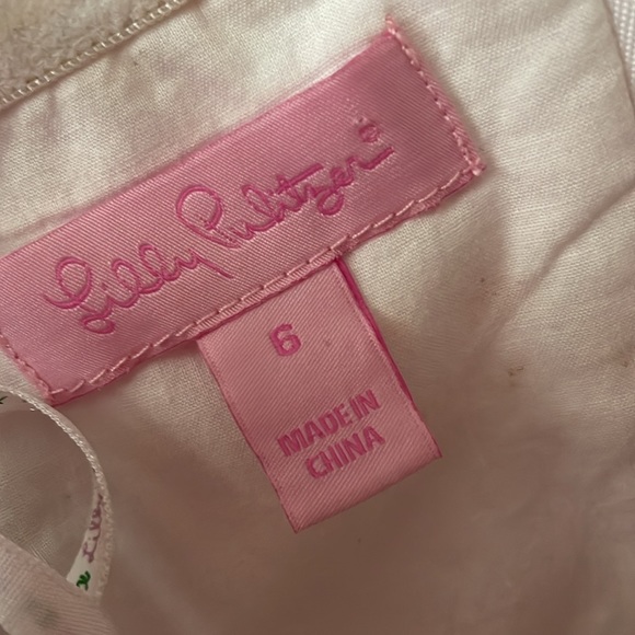 Lily Pulitzer strapless candy pink and white striped dress size 6. - Picture 5 of 6